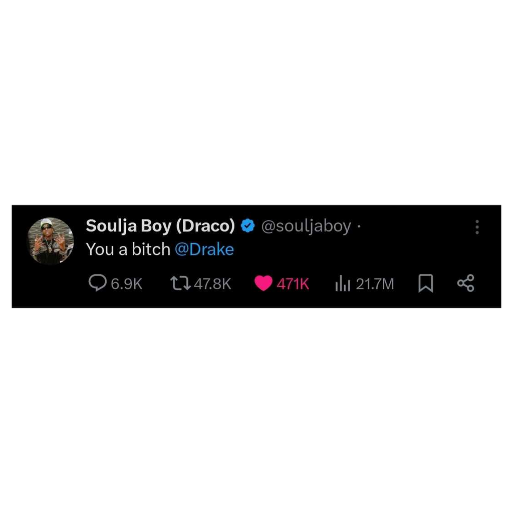 Shirt -  You a bitch drake @souljaboy